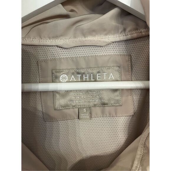 Athleta Drip Drip Anorak Beach Pink Rain Jacket sz S EUC - Picture 7 of 12
